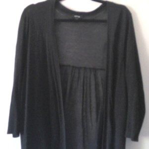 Light Sheer Black Sweater for Summer